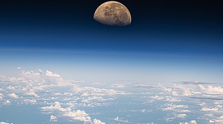 The moon looks majestic in ISS astronaut’s stunning photo