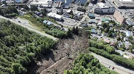 Some evacuation orders remain amid fears of a second landslide in Ketchikan, Alaska