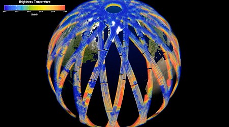 NASA Mission Gets Its First Snapshot of Polar Heat Emissions