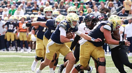 Riley Leonard, No. 5 Notre Dame Ripped as CFP Pretenders After Upset Loss to NIU