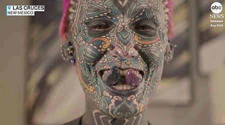 WATCH: Woman bags world records for most tattoos