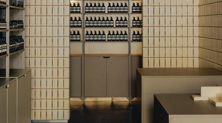 Aesop clads London store with tactile bars of soap