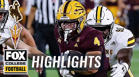 Wyoming Cowboys vs. Arizona State Sun Devils Highlights | FOX College Football