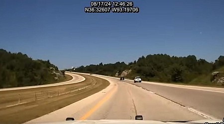 Motorcycle Absolutely Smokes Arkansas Trooper