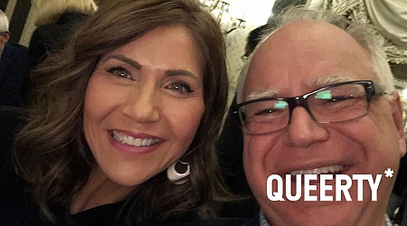 Once upon a time, Tim Walz & Kristi Noem were friends… then she falsely accused him of “mutilating children”