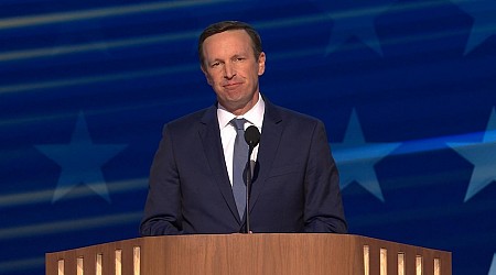 WATCH: Sen. Chris Murphy at the DNC: 'Kamala Harris is not weak'