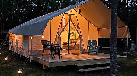 Luxurious Northern MN Glamping Experience With Comforts Of Home