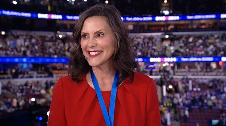 Gov. Gretchen Whitmer says she'll vote for Kamala Harris for two terms