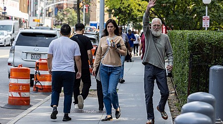 David Letterman auditions for jury duty in New York City