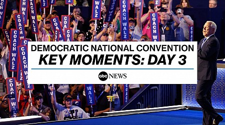 WATCH: DNC Day 3 highlights: Walz tells Democrats to 'leave it on the field'