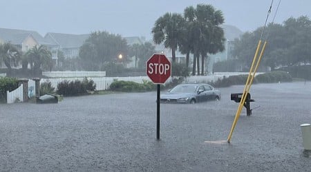 Tropical storm-like system floods North Carolina with historic rain