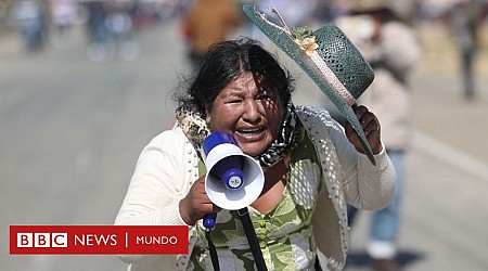 Las imágenes de la marcha de protesta encabezada por Evo Morales contra Luis Arce por la próximas elecciones en Bolivia