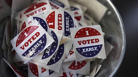 In-person voting begins for the US presidential contest, kicking off the sprint to Election Day