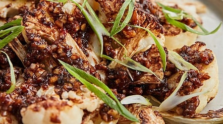 Chile-Walnut Cauliflower