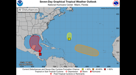 Three weather systems are in the Atlantic and Caribbean. One could be headed for Florida