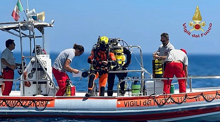 Last body from sunken superyacht recovered off Sicily