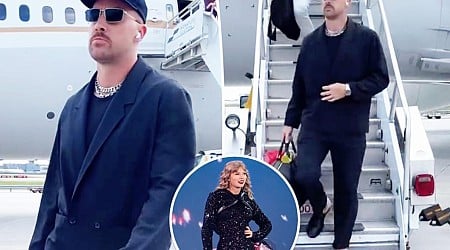 Travis Kelce channels Taylor Swift's 'Reputation' era with outfit ahead of Chiefs, Falcons game