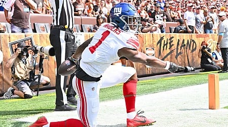 Giants WR Malik Nabers takes over against Browns in Week 3 with highlight-reel catches, two straight TDs