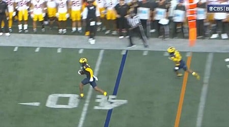 WATCH: Michigan CB Will Johnson breaks school record with 42-yard interception return TD against USC