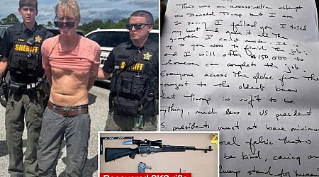 Assault rifle allegedly used by Ryan Wesley Routh in attempt to kill Trump revealed