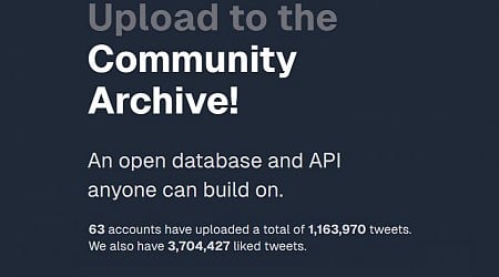 Twitter shut off API access; users volunteering their own data for an open API