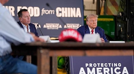 Trump listens during farming event in Pennsylvania, then threatens tariffs