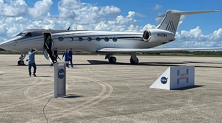 Astronauts, capsule for SpaceX's Crew-9 mission arrive at Florida launch site (photos)