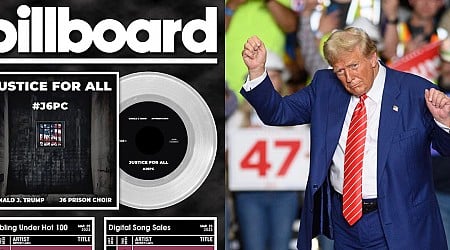 The organizers of a January 6 awards gala claim Trump's song with riot defendants' prison choir 'went Platinum.' It didn't.