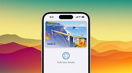California becomes eighth state to support IDs in Wallet app