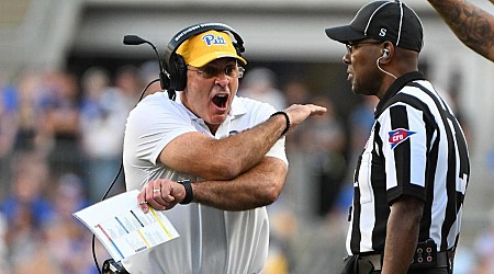 Pittsburgh coach Pat Narduzzi fined, reprimanded by ACC for criticizing officials after win vs. West Virginia