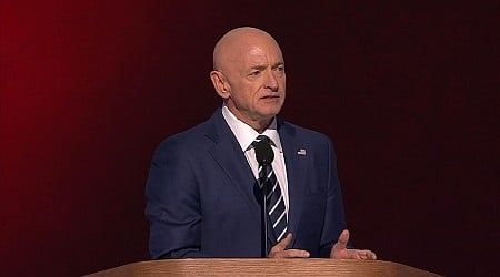 WATCH: Mark Kelly’s full speech at the DNC: ‘The world laughs at Trump’