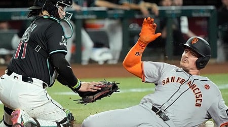 Chapman’s inside-the-park HR lifts Giants past Diamondbacks