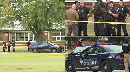 Kansas father shoots wife in the chest at elementary school drop-off