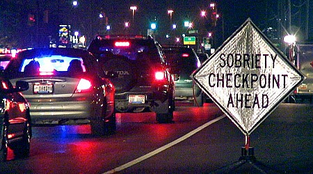 10 sobriety checkpoints this weekend: Here’s where