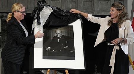 An iconic Churchill photo stolen in Canada and found in Italy is ready to return