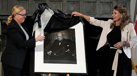 An iconic Churchill photo stolen in Canada and found in Italy is ready to return