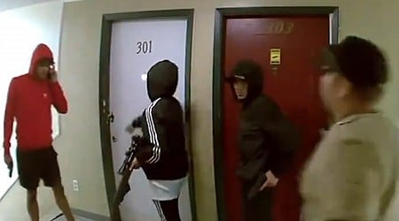 Video Shows Armed Men at Colorado Apartment Complex