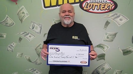 Nebraska man wins lottery jackpot two months after his son