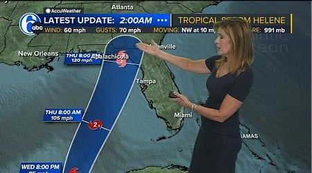 Tropical Storm Helene strengthens as hurricane warnings cover parts of Florida and Mexico