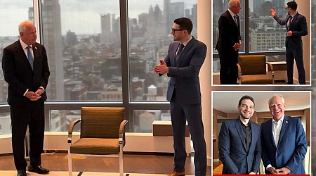 Alex Soros hosts Tim Walz in his fancy NYC home