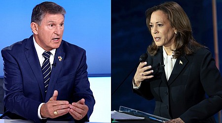 Manchin says he won't endorse Harris over her support for ending the filibuster to codify abortion rights: 'Shame on her'