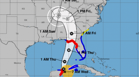 Hurricane Helene forecast to make landfall in Florida