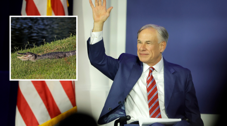 Greg Abbott Warns Illegal Immigrants About Alligators in Rio Grande