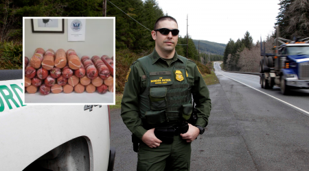 Border Agents Celebrate Huge Mexican Sausage Bust