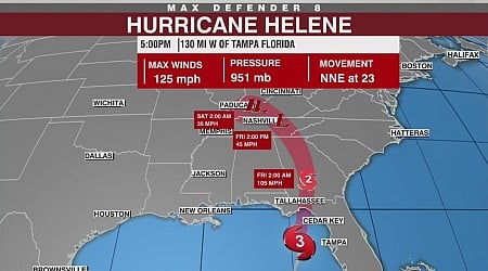 Hurricane Helene live updates Thursday