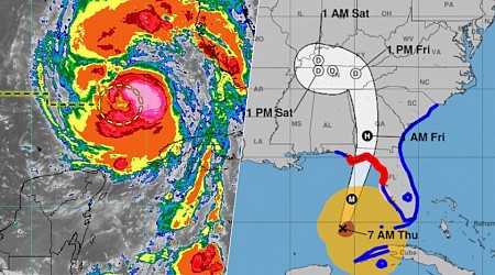 EEUU se prepara para la llegada potencialmente "catastrófica" del huracán Helene: sus vientos ya alcanzan los 148 km/h