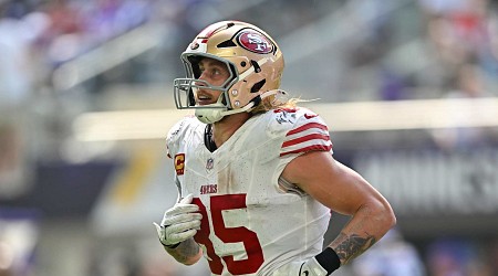 George Kittle Feels 'Fantastic,' Expects to Play for 49ers vs. Patriots amid Injury