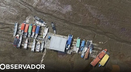 Seca reduz em 90% nível do rio Amazonas