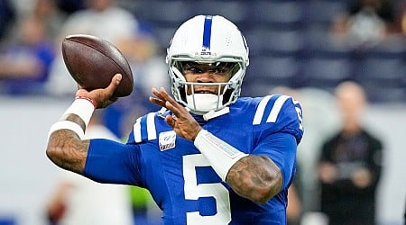 Colts QB out with a hip injury; Colts beat the Steelers