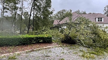 Helene sends tree crashing into South Carolina woman's home